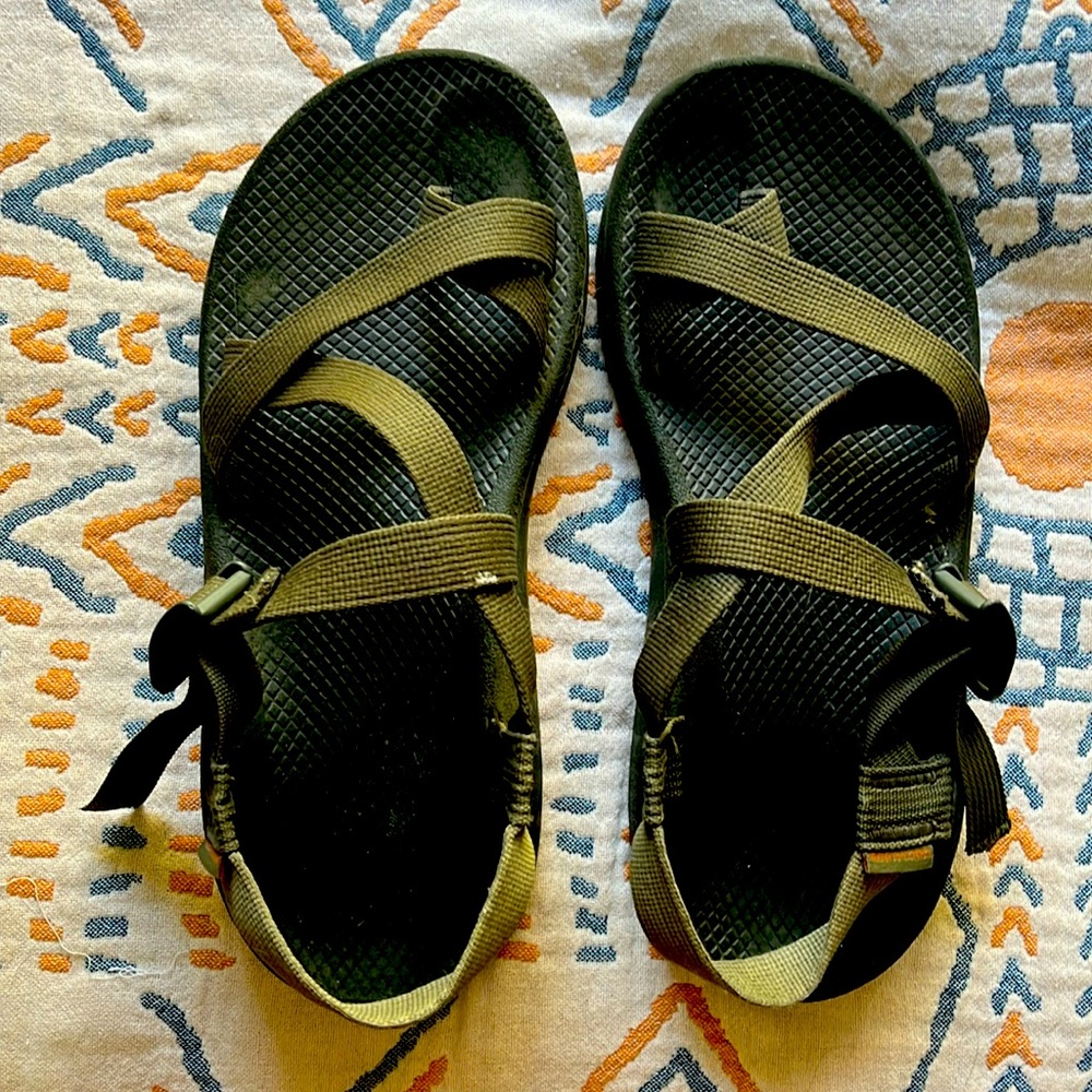 Army green Chacos